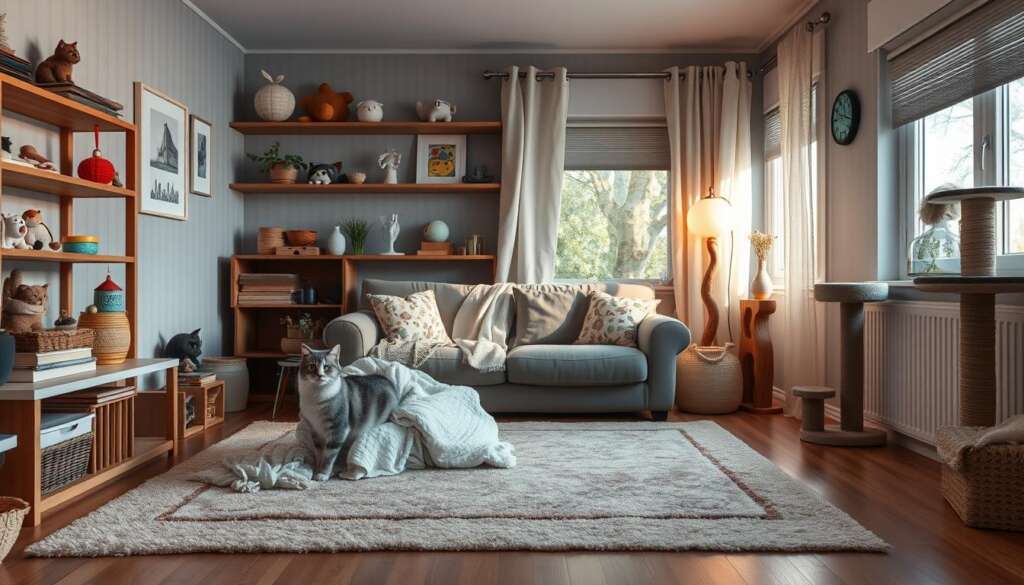 Elderly cat-friendly home