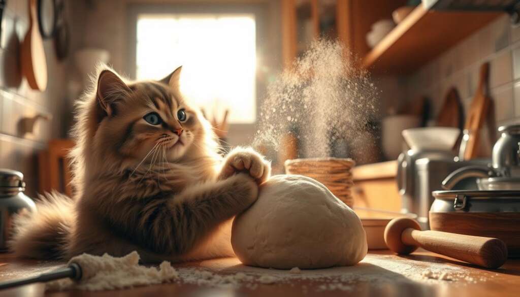 Cats Kneading Dough