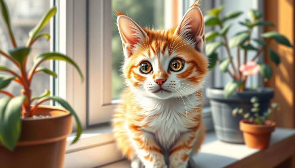 Realistic Cute Cat Drawings